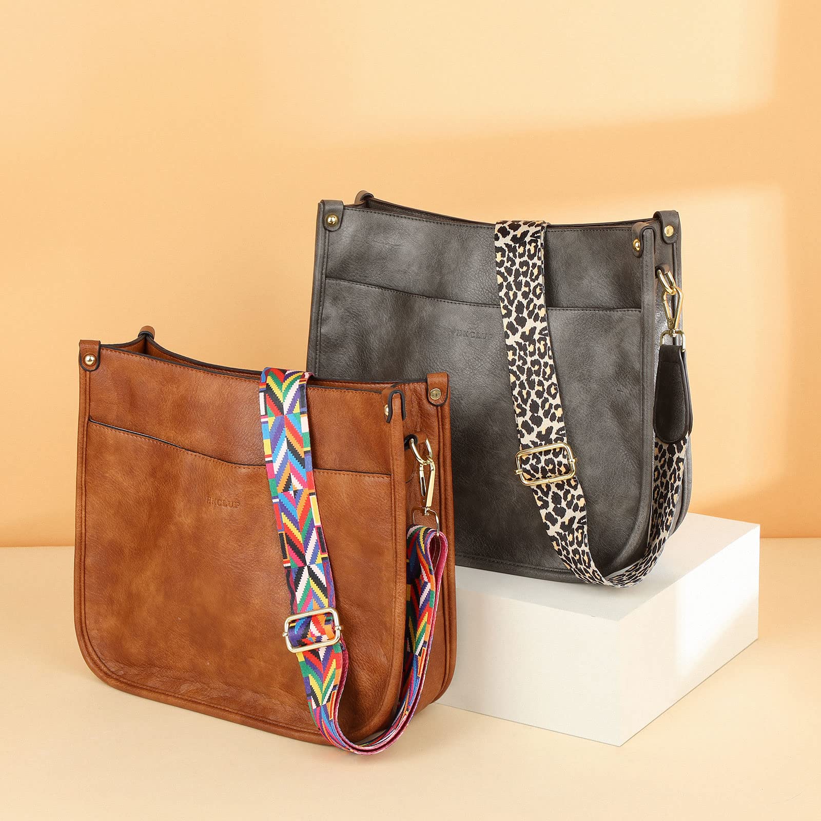 PALAY Tote Bag Women Shoulder Bag Crossbody Bag with Detachable Wide Shoulder Strap PU Tote Bag Sling Bag for Women Tote Bag for Daily, Commuting, Travel, Vintage Brown Tote Bag PALAY Tote Bag Women Shoulder Bag Crossbody Bag with Detachable Wide Shoulder Strap PU Tote Bag Sling Bag for Women Tote Bag for Daily, Commuting, Travel, Vintage Brown Tote Bag